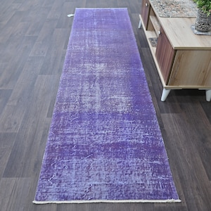 2&#39;4 x 9&#39;2 Ft Handmade Runner Rug, Turkish Runner, Oushak Runner, Hallway Rug, Antique Rug 2x9, Kids Room Rug, 2x9 Carpet, Kitchen Rug