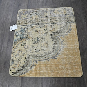 2 x 2 tapis turc, 2 x 2 paillasson, tapis vintage, 2 x 2 tapis fait main, 2 x 2 vintage tapis, paillasson turc, 2 x 2 mini tapis, 2 x 2 tapis en laine, 10354
