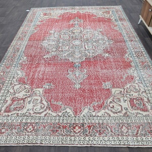 7x10 Turkish Vintage Oversize Rug,7x10 Rug,7x10 Turkish Rug,Vintage Rug,Turkish Rug,7x10 Vintage Rug,7x10,Rug,7x10 Area Rug,8127