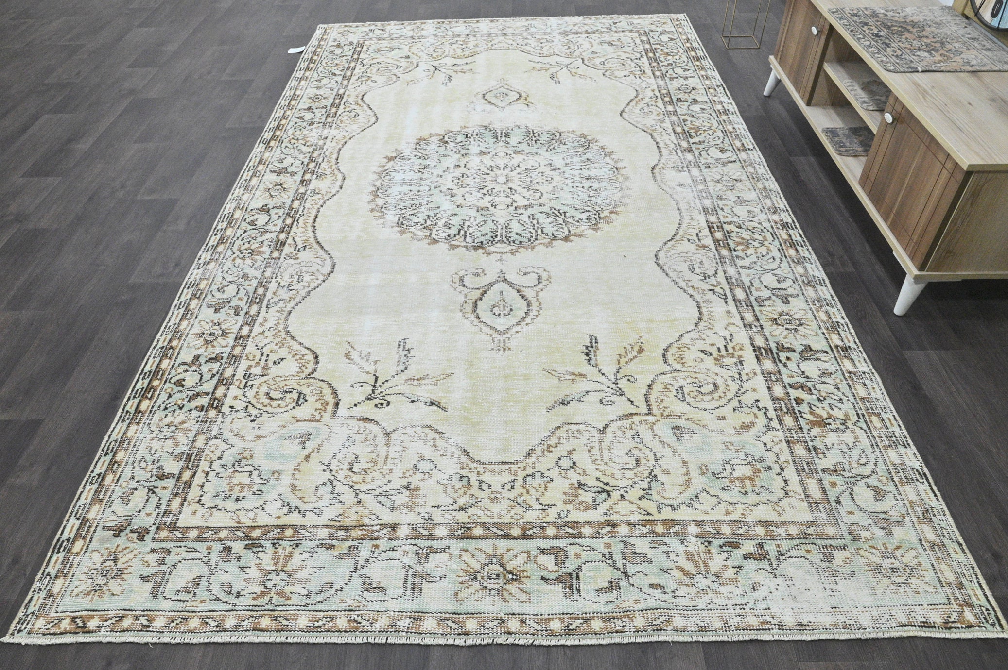 74×93 ViNTAGE TURKiSH RUG Vintage Rug, Turkish Rug, Oversize Rug, Antique Rug, 74x125 Inches