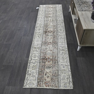 2x8 Rug,VINTAGE RUNNER,2x8,Handmade Turkish Rug,2x8 Runner Rug,Vintage Runner,2x8 Rugs,Turkey Carpet,2x8 faded runner,2x8 vintage rug,9890