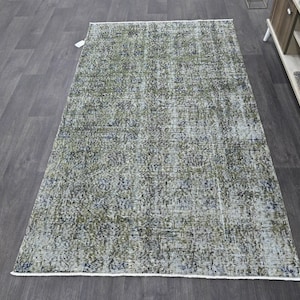 Area Rug, 4x7 Turkish Rug, Turkish Area Rug, Handmade Rugs for Living Room, 3'7" x 6'6" #10006, Rug