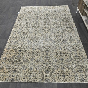 Turkish rug, Vintage rug, Large rug, Area rug 4.8 x 7.8 ft Handmade rug, Turkey rug, Boho rug, Wool rug, Doormat rug, Floor rug 5291