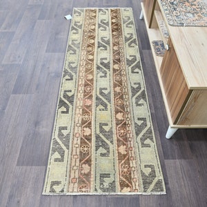 2x6 OUSHAK RUGS,2x6 Turkish Rug,Small runner rug,2x6 ,Turkish Vintage 2x6 Rug,2X6 saloon Gift Rug,Turkey Size Rug,2&#39;0x6&#39;2 ft,7674,Rugs