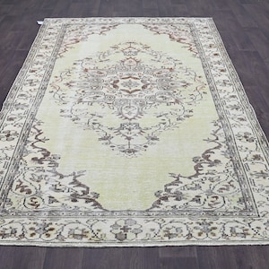5x8, Rug, Anatolian Area Rug, 5x8 Turkish Rug, Handmade Rug, 5x8 Oushak Rug, 5x8 Old Rug, 5x8 Area Rug, 5x8 Wool Rug, Vintage Rug, Boho,6040