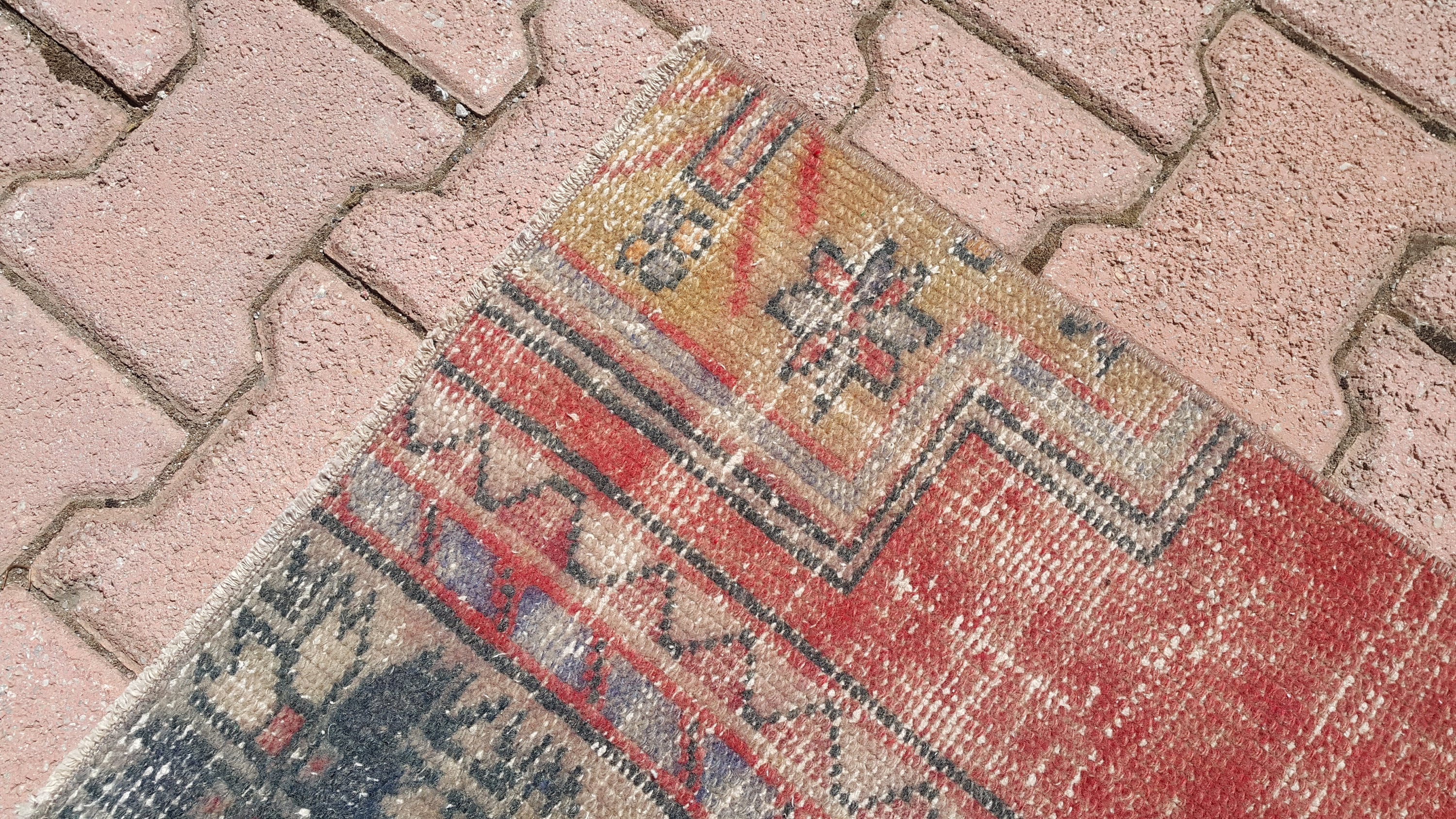 Alfombra de baño turco colorido alfombra vintage alfombra | Etsy