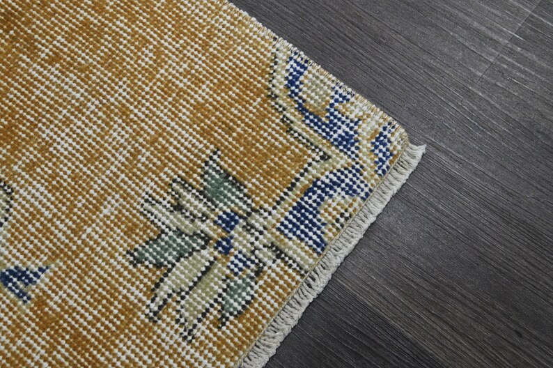 Door Mat Rug, Handmade Rug, Bath Mat Rug, 2x4 Turkish Rug, 2x4 Vintage