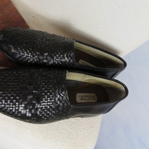 bally leather slippers