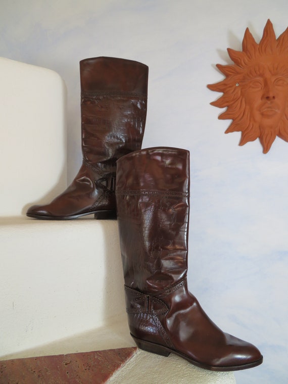 bally riding boots