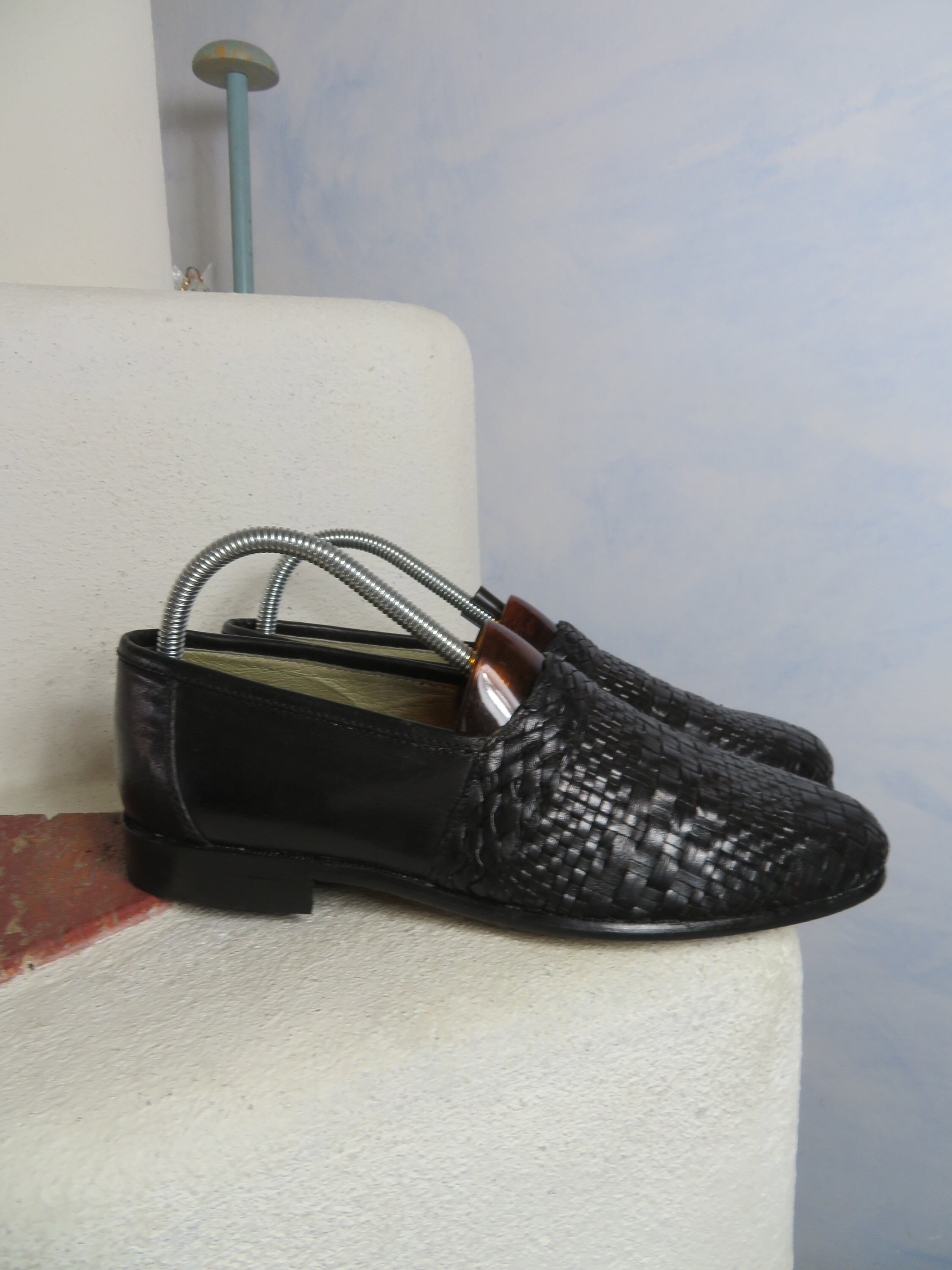 bally leather slippers