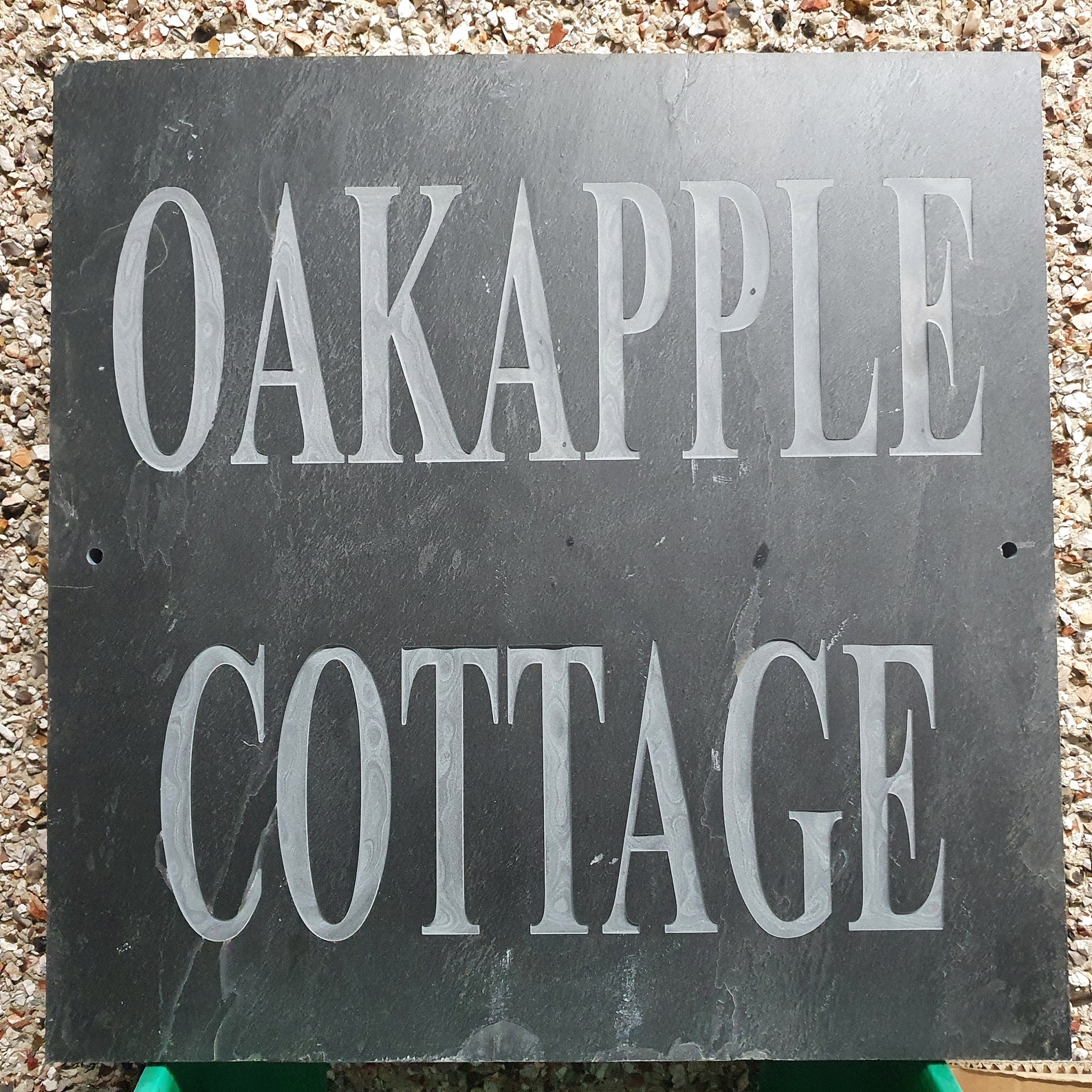 Slate House Sign 30cm X 30cm Plaque Deep Engraved Large Etsy