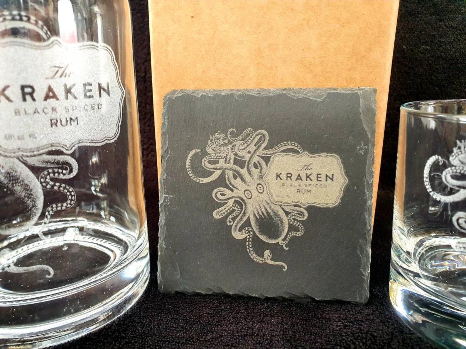 Rum Personalised Kraken Decanter Gift Box Set Can Be Etsy Denmark
