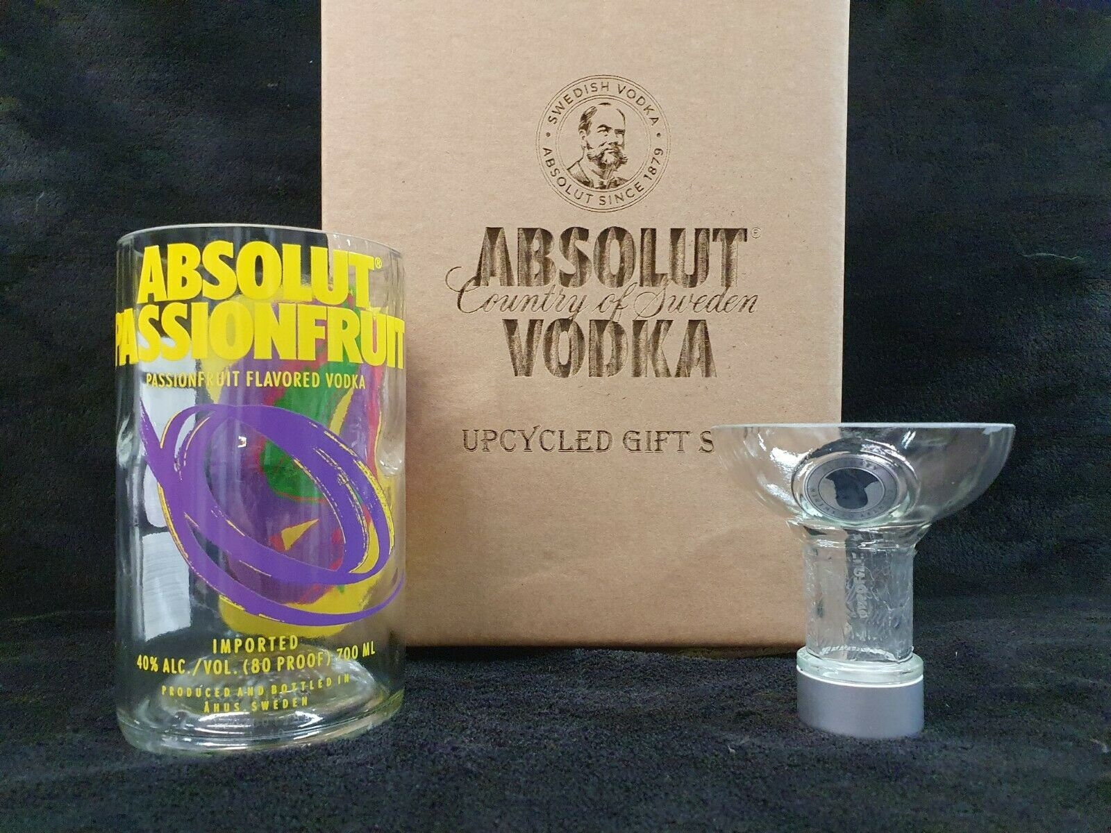 Absolut Vodka Glasses all flavours Bottle Gift Box Set Etsy