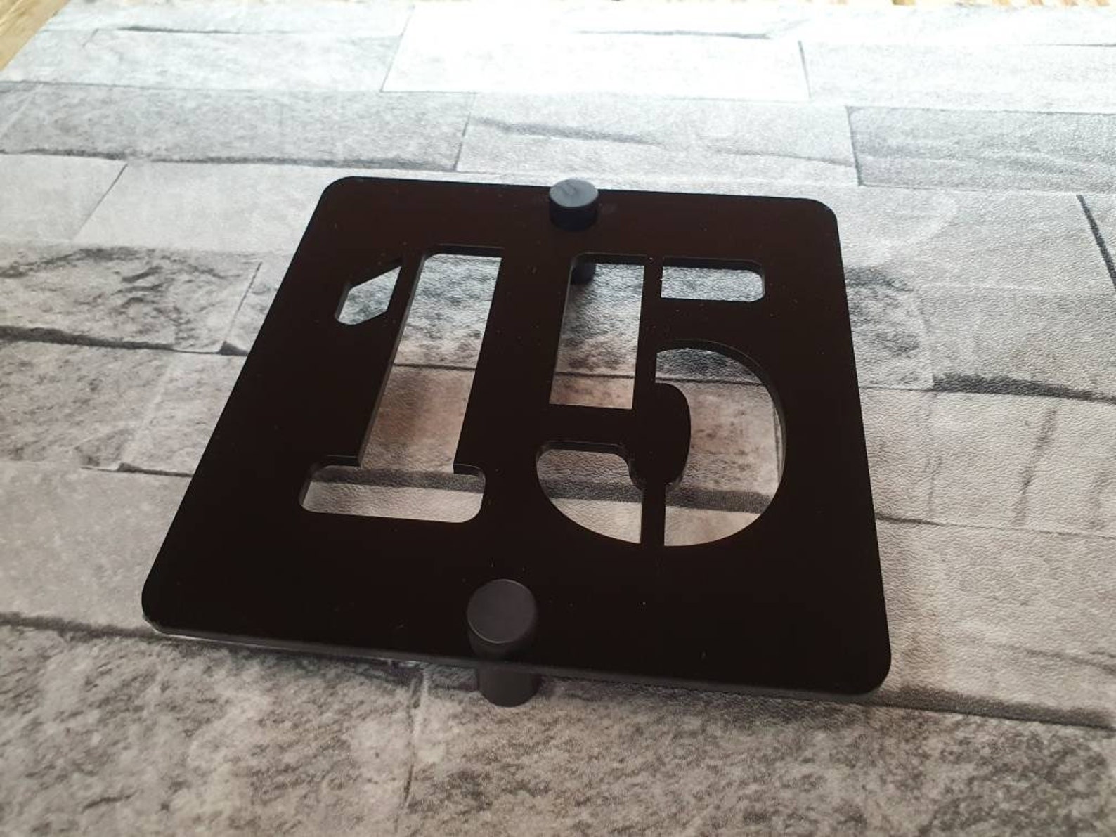 Acrylic Black House Sign 135mm X 135mm Plaque Personalised Etsy UK