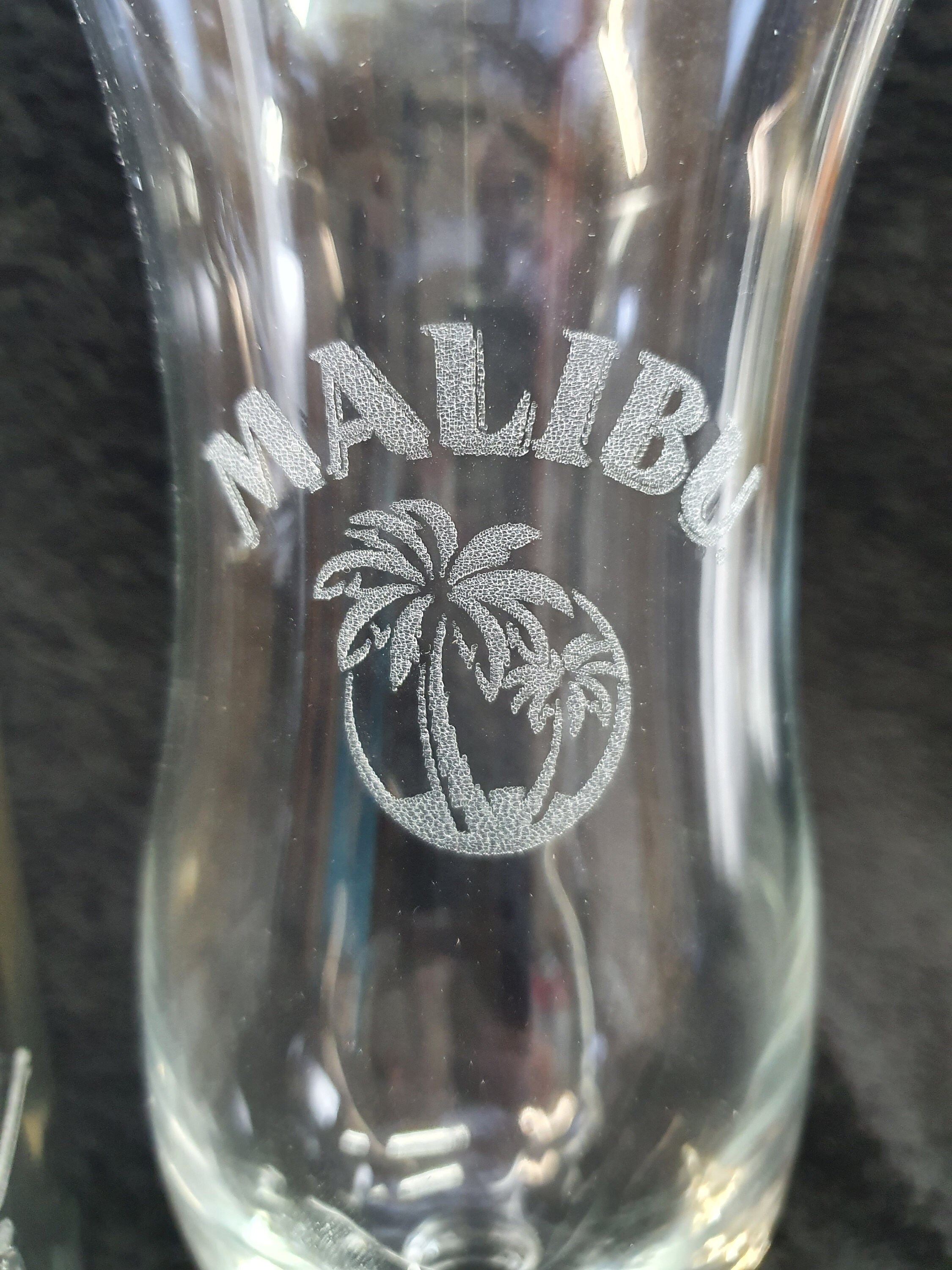 Malibu decanter gift box set can be personalised with message Etsy