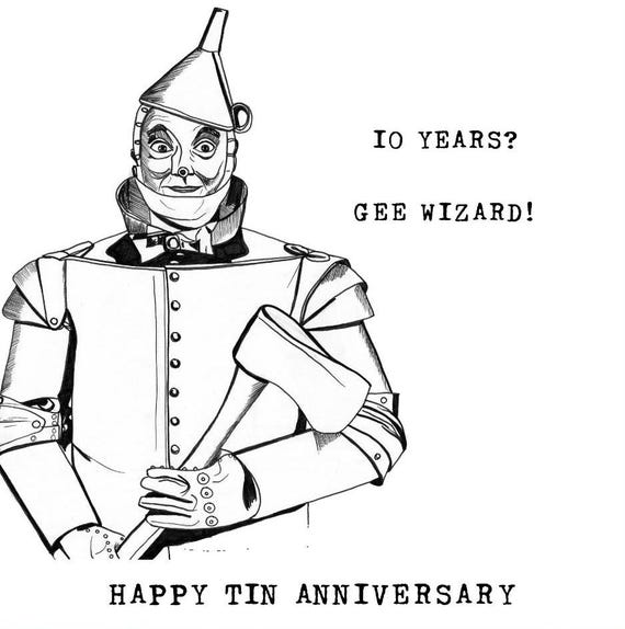 Handgemachte Glückwunschkarte „Happy Anniversary“ Für 10 Jahre – Mit Strass, Glitzer & Champagnerglas
