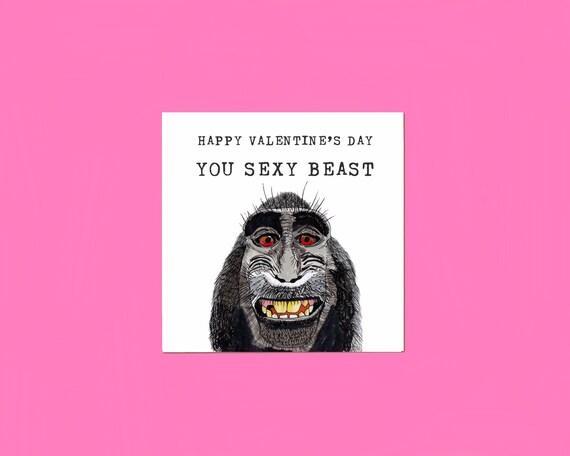 Sexy Beast - Funny Valentine's Day Greeting Card Sexy Beast - Funny Valentine's Day Greeting Card