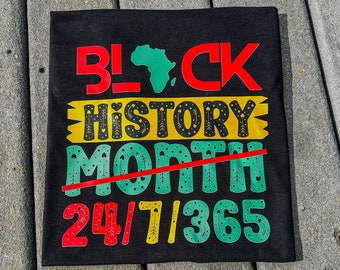 Black History 365 | Black History Month Unisex T-shirt