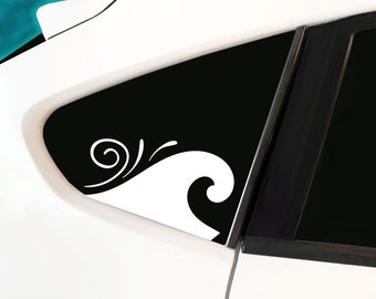 Ocean Wave - Car Decal, laptop decal, window decal
