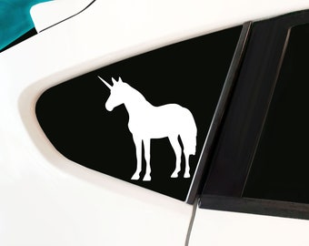 Standing Unicorn  - Car Decal, laptop decal, window decal