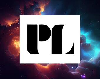 PL Pretty Lightsのロゴステッカー、車のステッカー、ノートパソコンのステッカー、窓のステッカー