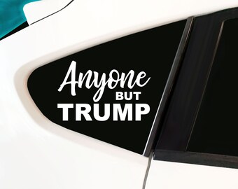 トランプ以外なら誰でもいい - 2024年大統領選挙民主党大統領候補の車用ステッカー、ノートパソコン用ステッカー、窓用ステッカー