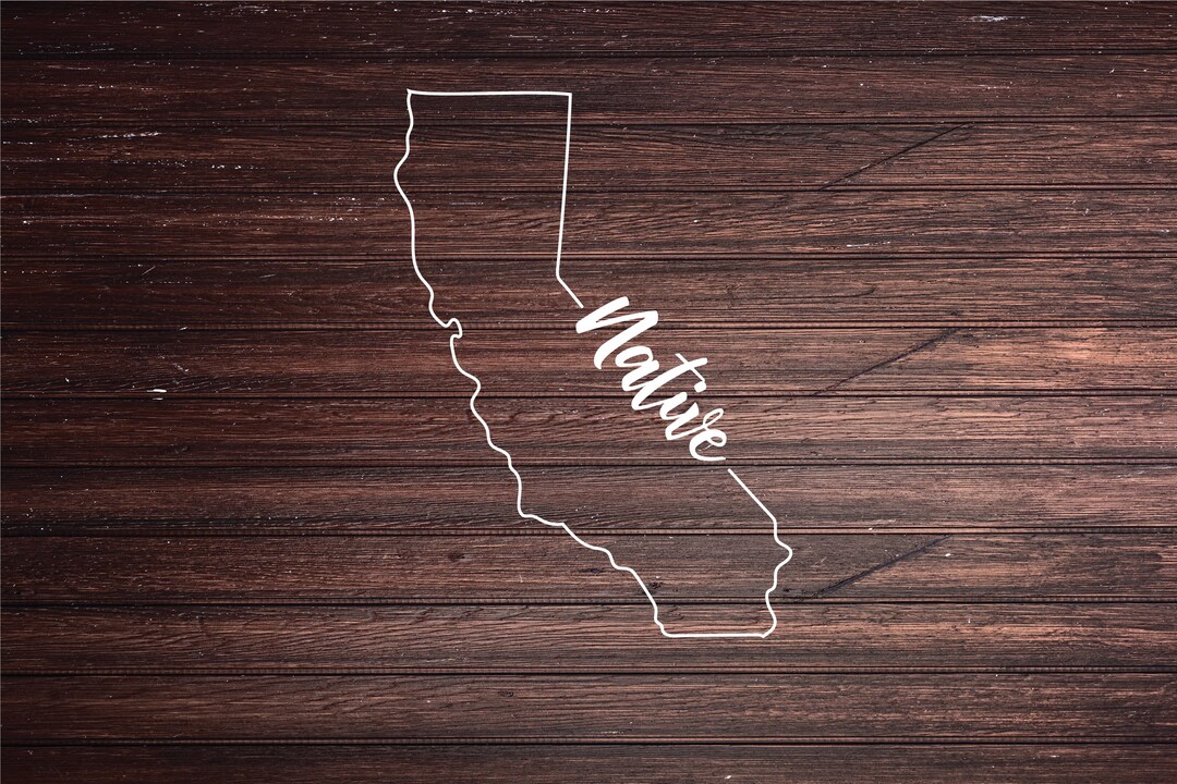California Native State Decal | Native Decal | State Sticker | the ...