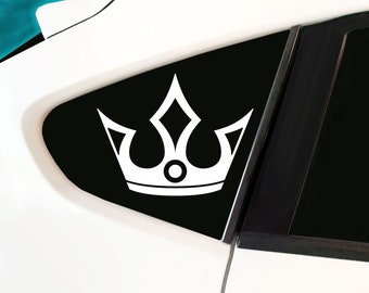 Crown Collection 2, Royalty King Queen Princess Prince Crown- Car Decal, laptop decal, window decal
