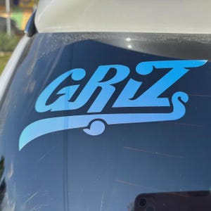 GRiZ -  Holographic Car Decal Vinyl EDM Laptop Mac Phone iPhone Bumper Sticker Slap Window