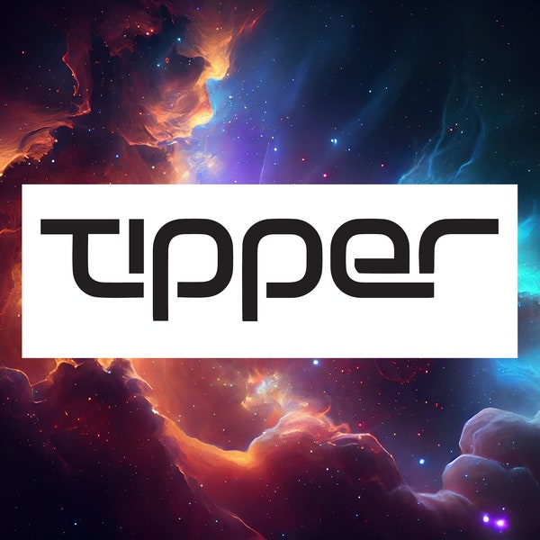 Tipper - Car Decal Vinyl EDM Laptop Mac Phone iPhone Bumper Sticker Window
