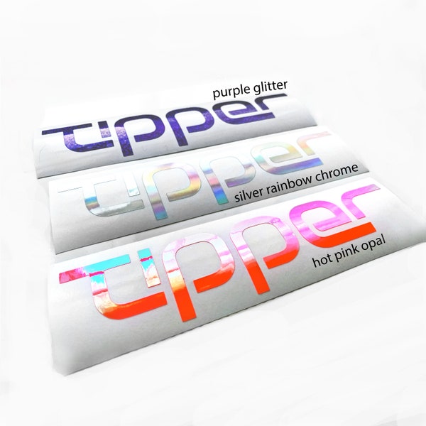 Tipper Holographic Car Decal Vinyl EDM Laptop Mac Phone iPhone Bumper Sticker Window