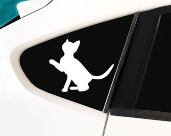 Playing Kitten - Car Decal, laptop decal, window decal