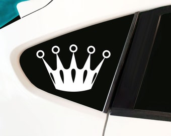 Crown Collection 10, Royalty King Queen Princess Prince Crown- Car Decal, laptop decal, window decal