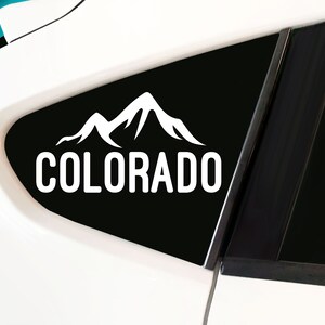 Colorado Mountains State Decal Native | Native State Sticker | Home State Decal | Car Decal, laptop decal, window decal