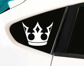 Crown Collection 5, Royalty King Queen Princess Prince Crown- Car Decal, laptop decal, window decal