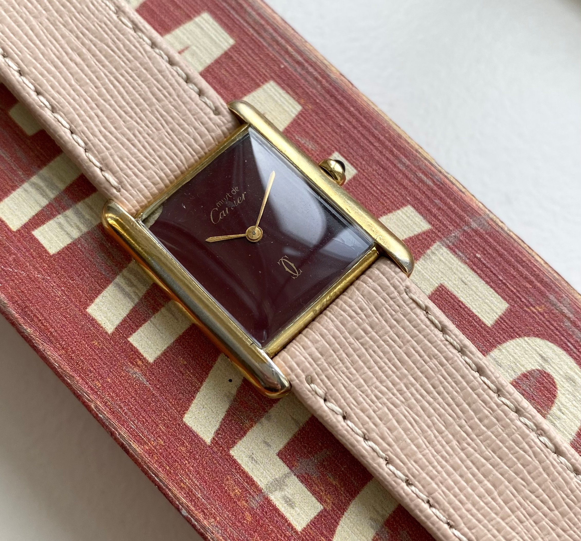 Vintage Cartier Tank Quartz 18K 
