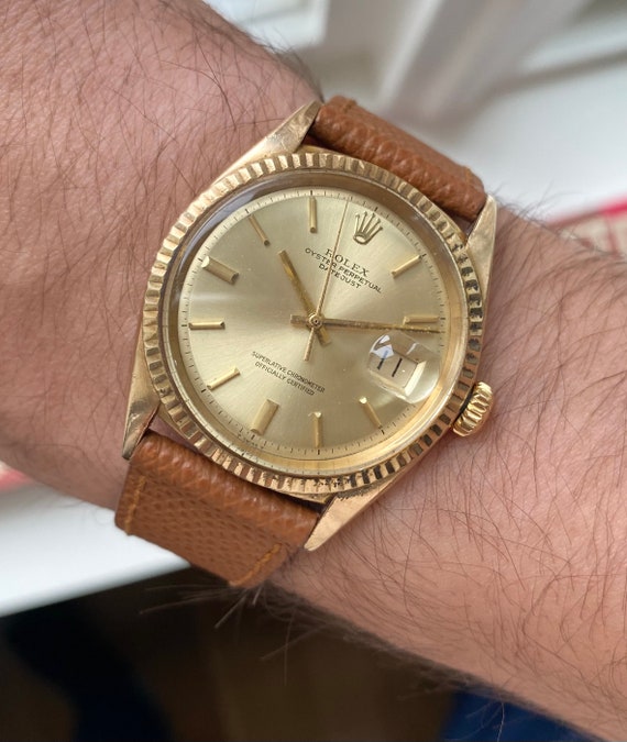 Vintage Rolex Datejust 36mm 18K Yellow 