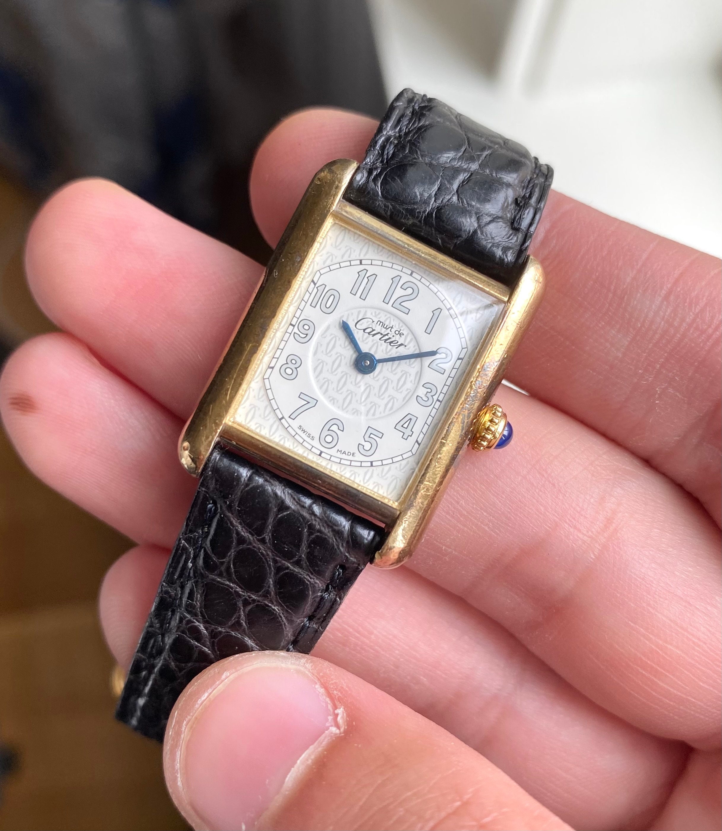 vintage cartier tank mens