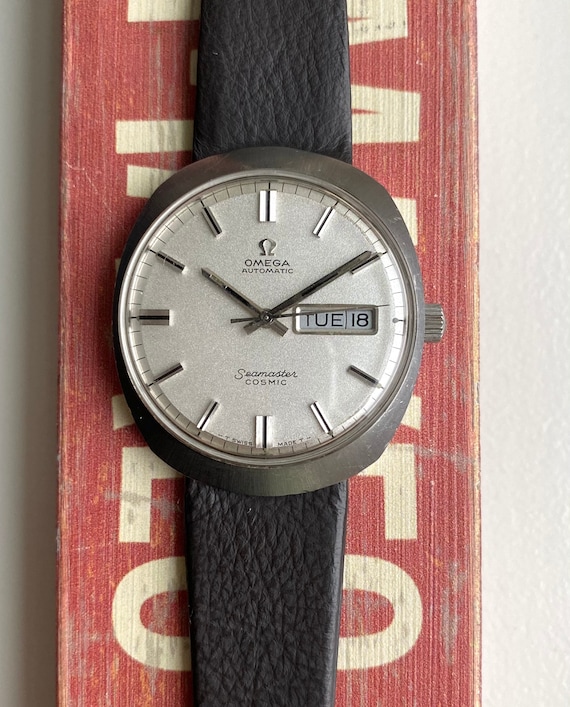 Vintage Omega Seamaster Cosmic Automatic Daydate Silver Pebble | Etsy Canada