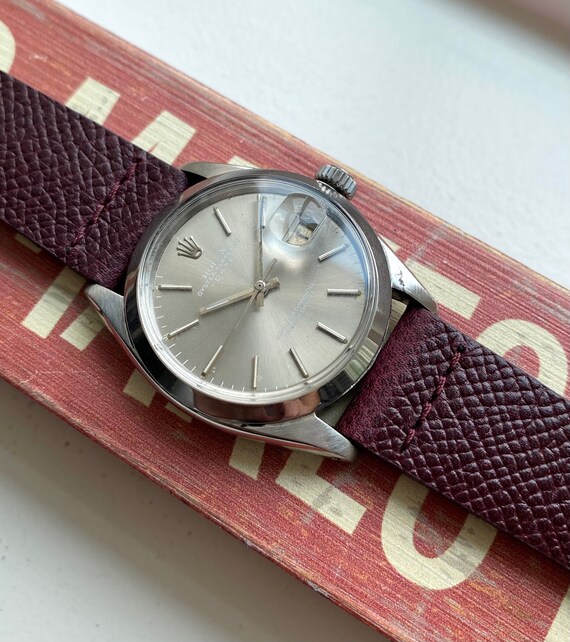 Tilgivende stole Socialisme Buy Vintage Rolex Oyster Perpetual Date Automatic Ref.1500 Grey Online in  India - Etsy