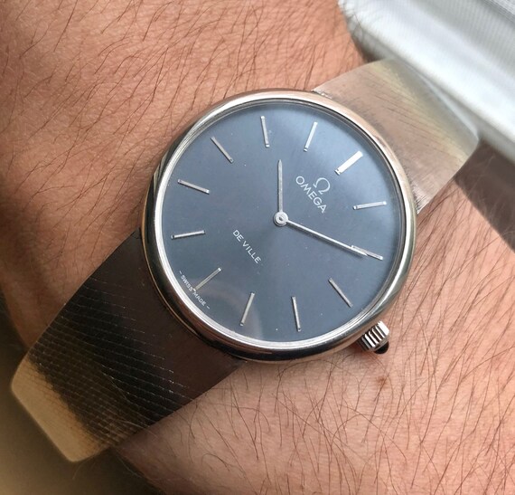 Vintage Omega De Ville Blue Dial Manual 