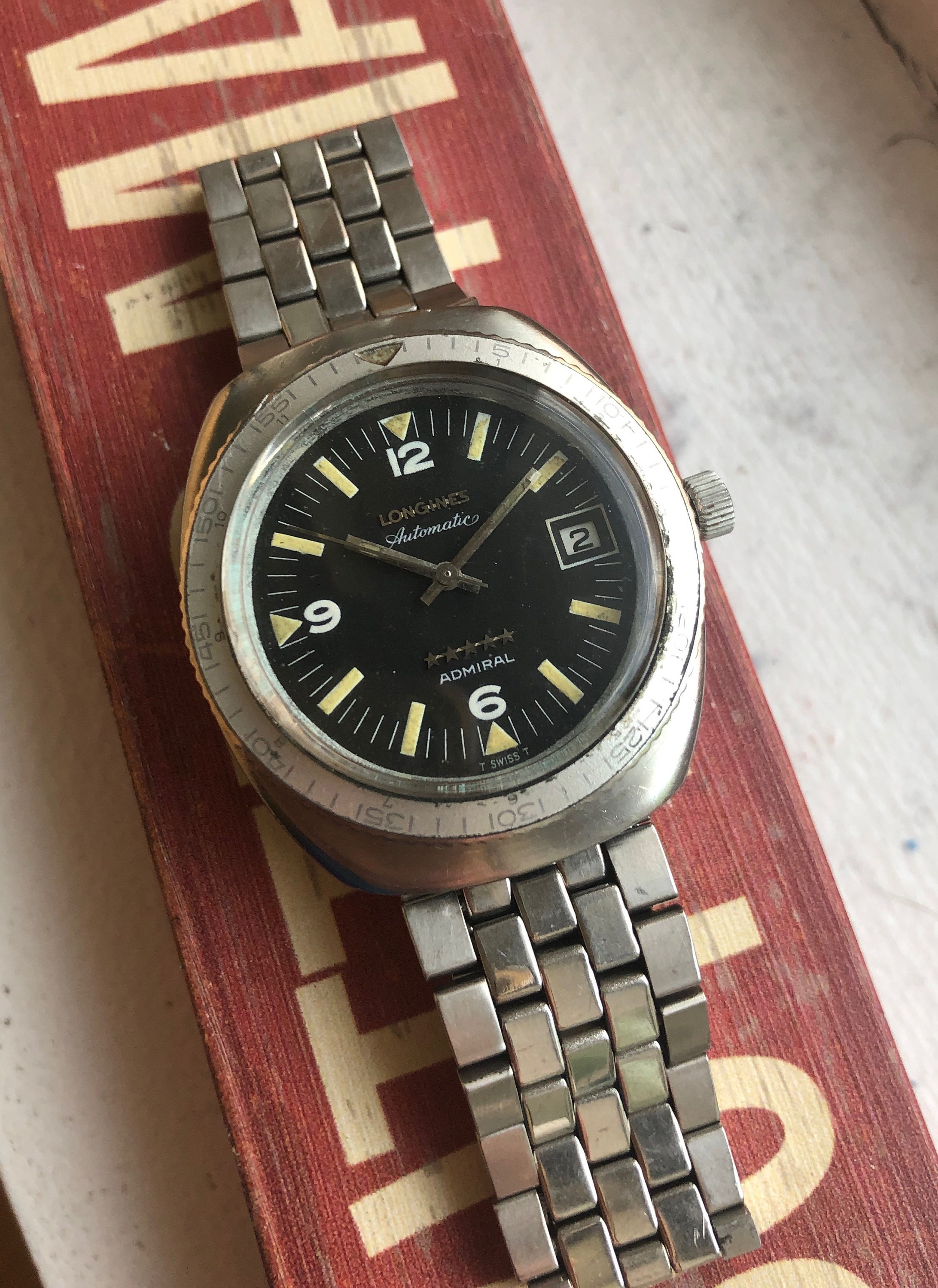 Vintage Longines Admiral Diver 