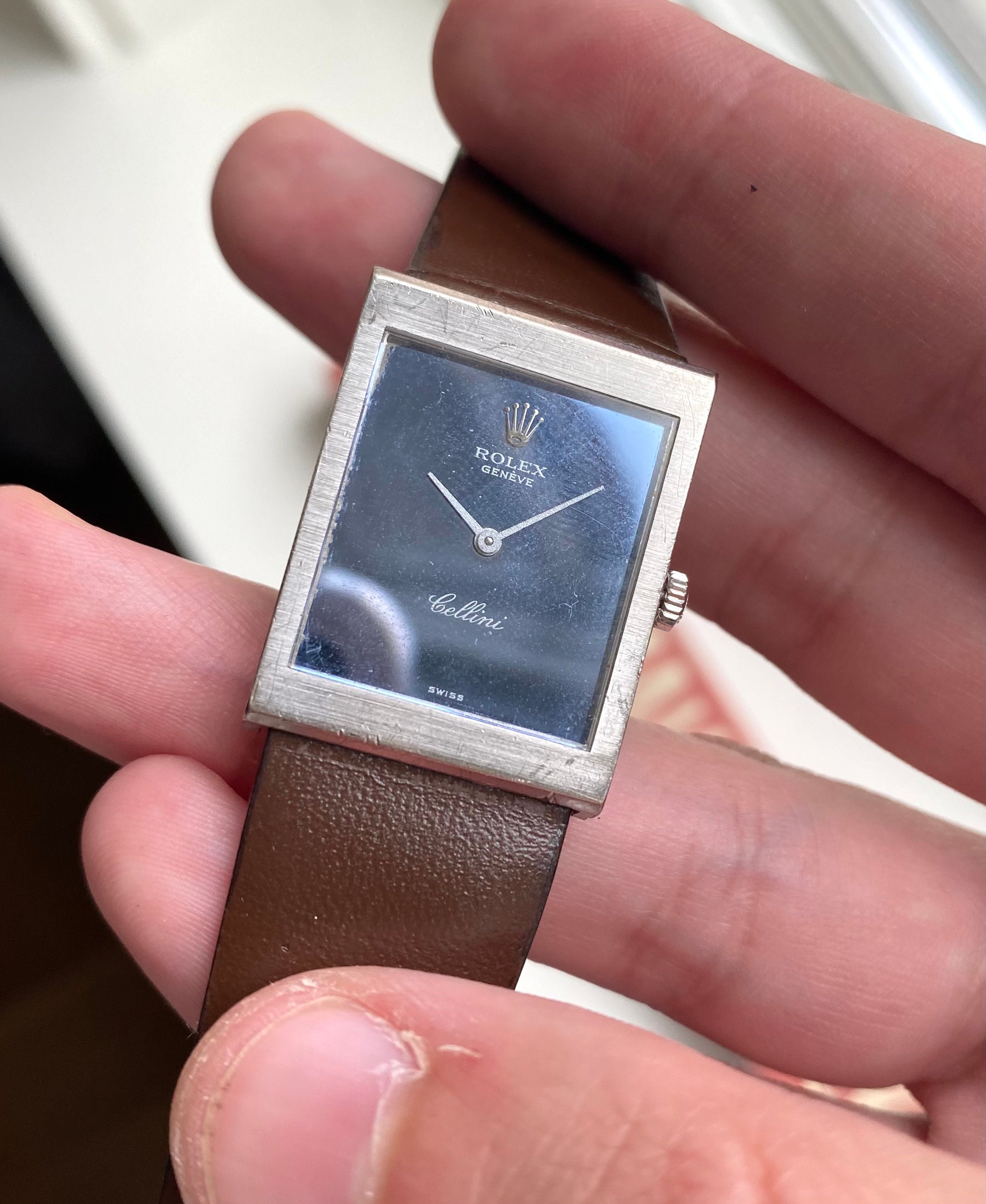 Vintage Rolex Cellini 70s 18K White 