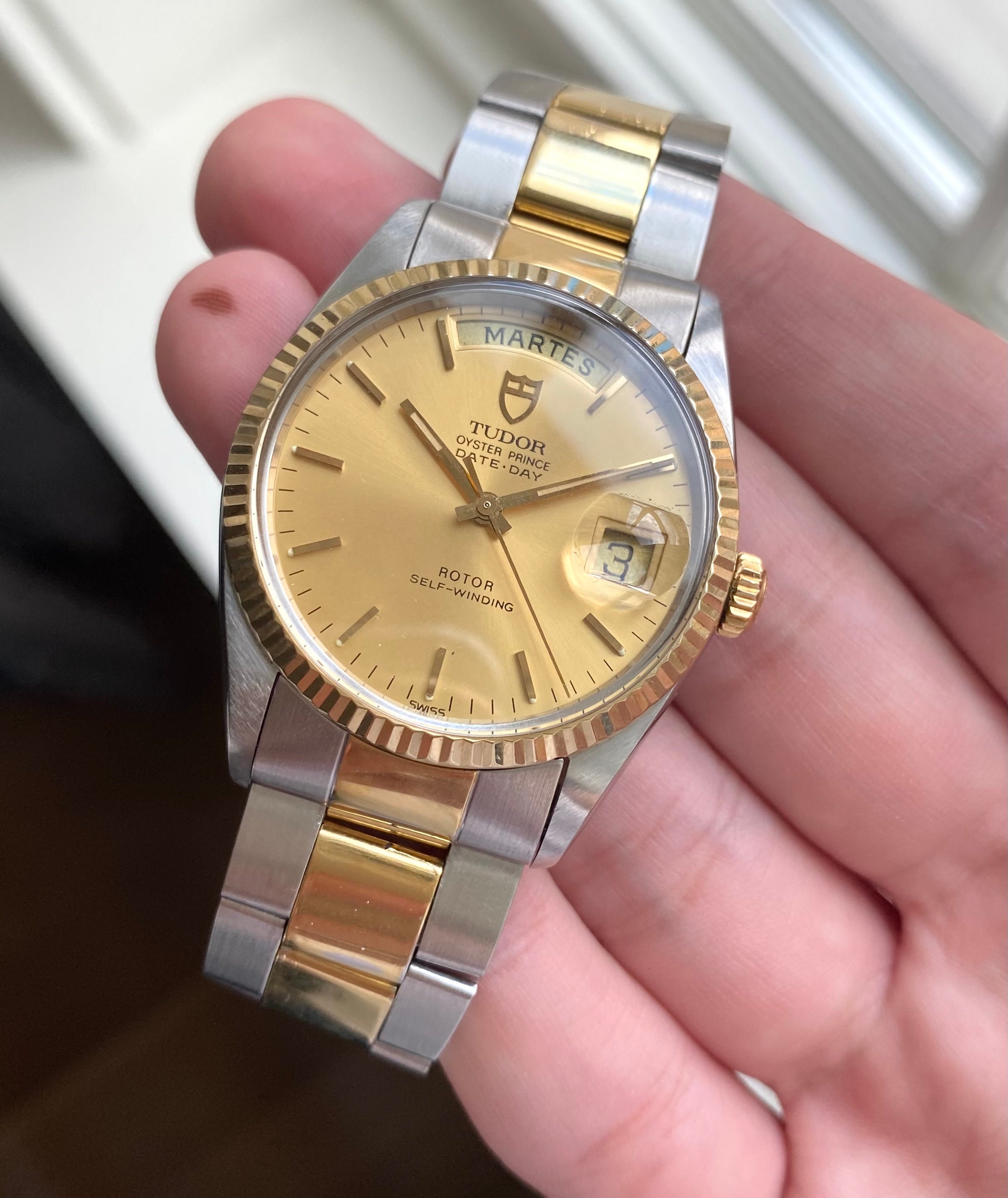 Tudor Oyster Prince Dateday 80s 