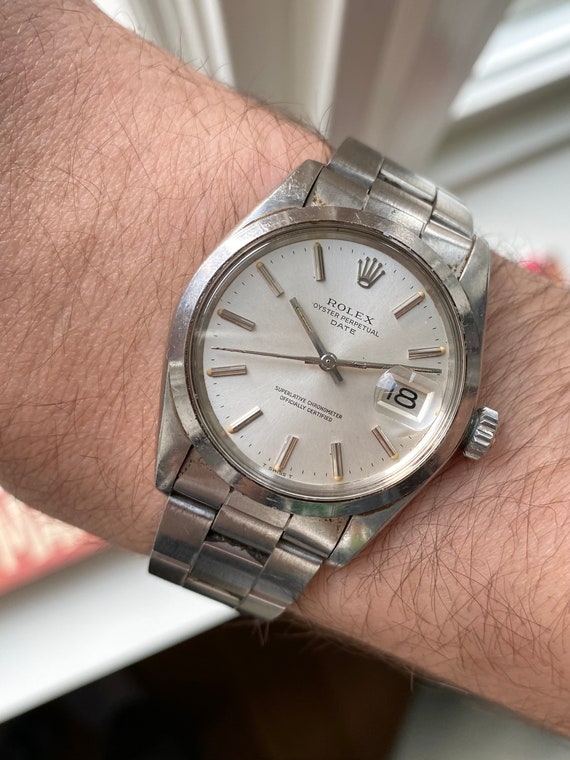 Vintage Rolex Oyster Perpetual Date 70s Automatic Ref 1500 | Etsy