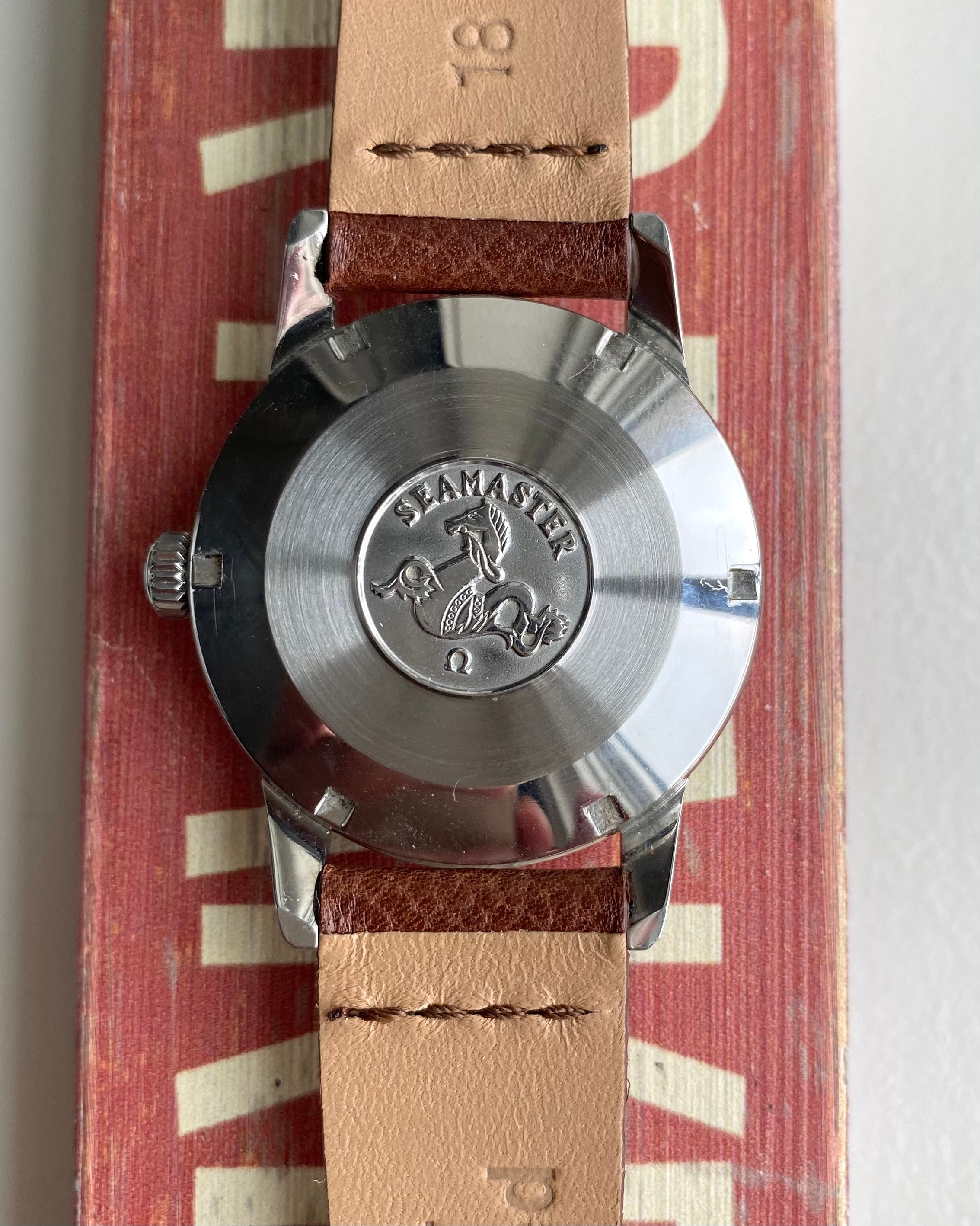 Vintage Omega Seamaster Manual Wind White Arabic Numeral Dial Etsy