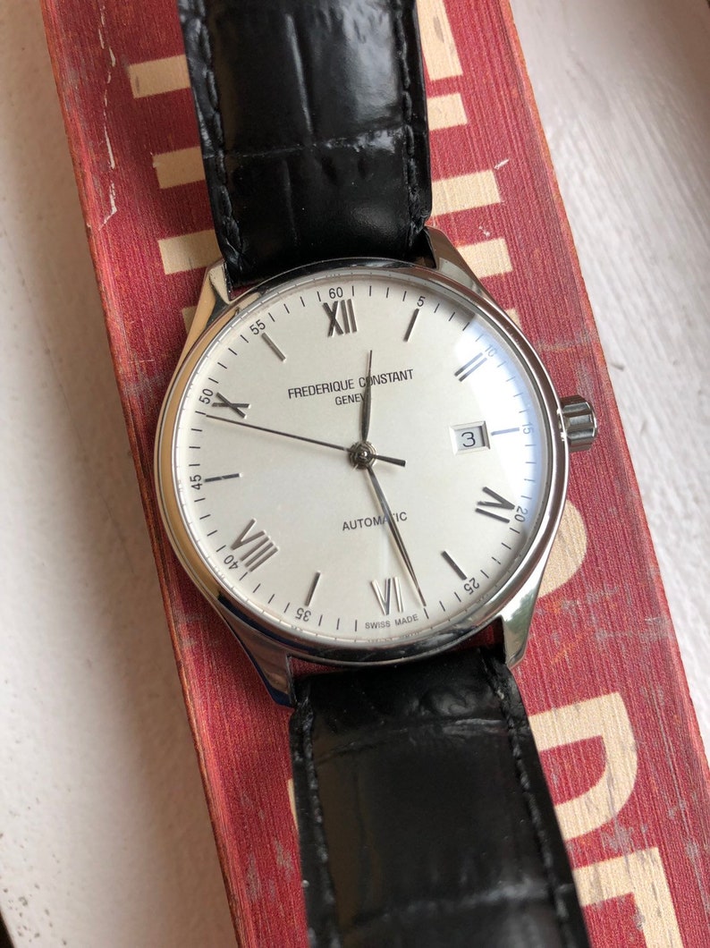 Frédérique Constant Automatic Manual Wind Roman Numeral Watch Frédérique Constant Automatic Manual Wind Roman Numeral Watch