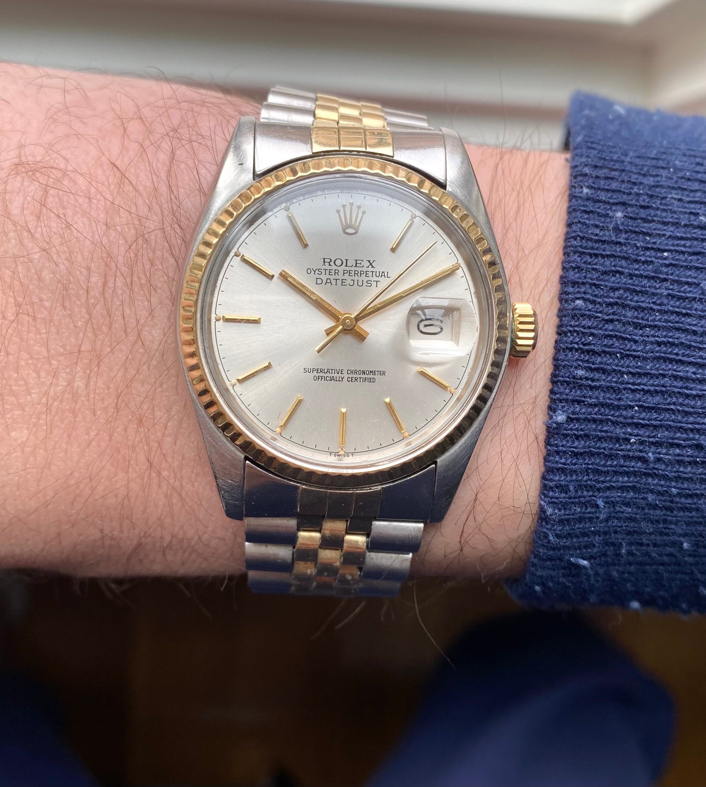 Vintage Rolex Datejust 16013 Quadrante bicolore oro giallo | Etsy Italia