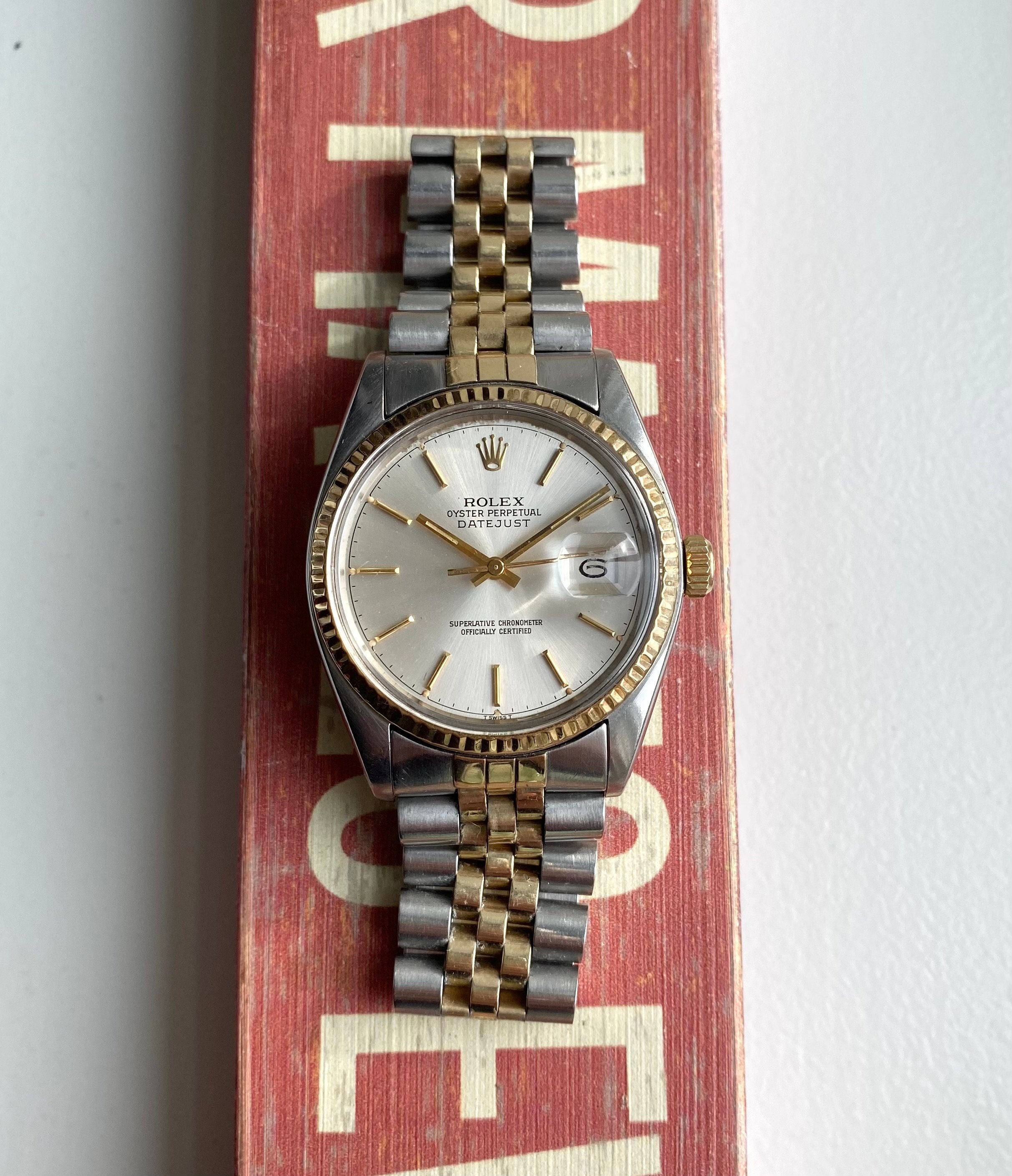 Vintage Rolex Datejust 16013 Two Tone 