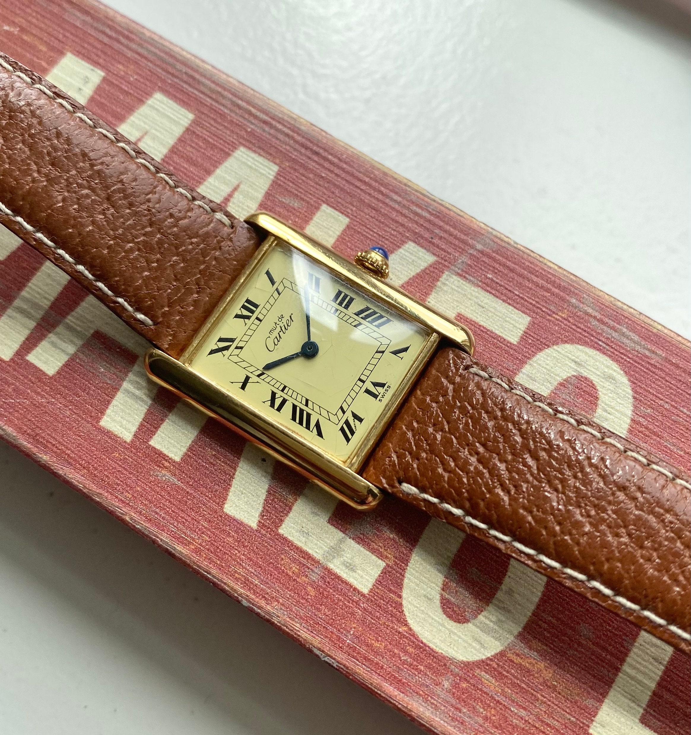 vintage cartier tank